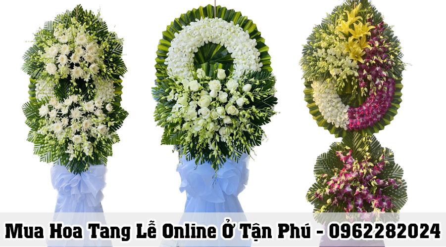 Mua hoa tang lễ online tại quận Tân Phú - Hoa Tươi Văn Nam
