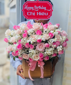 Giỏ Hoa Sinh Nhật HSN 129 New